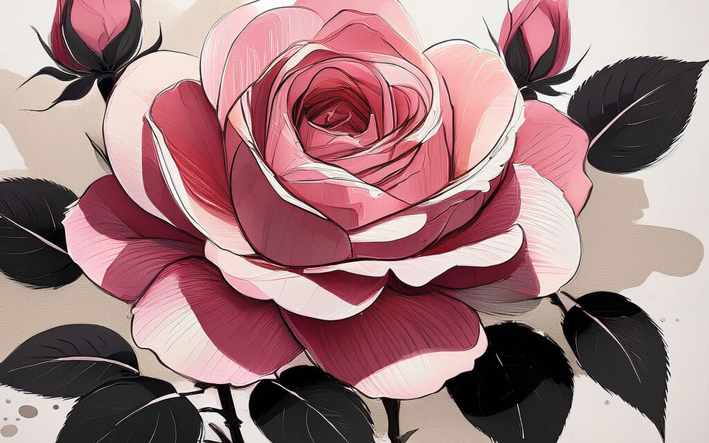 Die Rose, sie blühet.