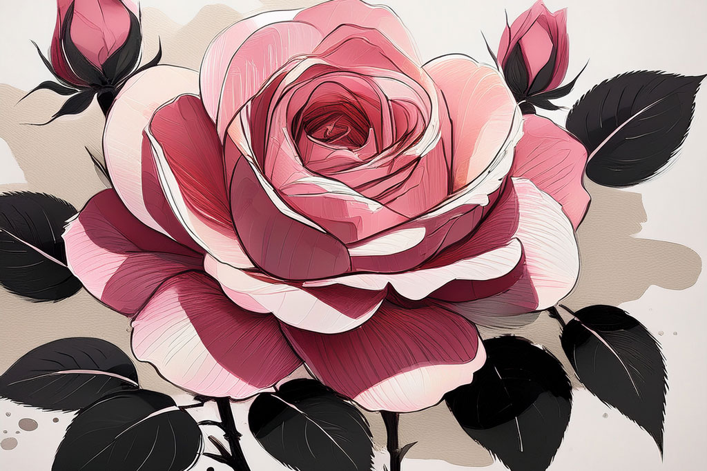 Die Rose sie blühet – über die stille Kraft des Erblühens | Sei eine Blume Poetische Darstellung einer blühenden Rose – Sinnbild für Schönheit, Vergänglichkeit und das Erblühen des Moments | Blog auf seieineblume.de