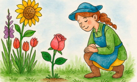 Die kleine Rose Marie und ihre Angst vor dem Verblühen