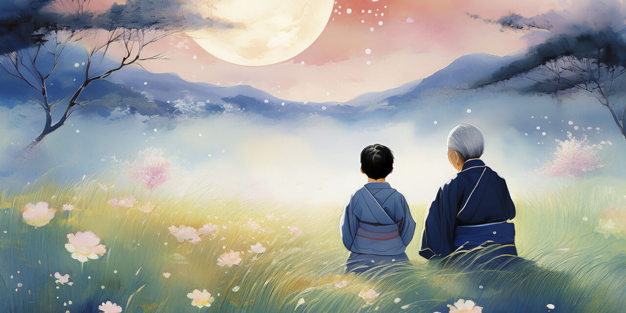 Der Mond im Tautropfen – Eine Japanische Tradition