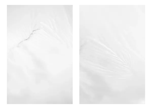 Spur im Weiß – Farbe (Diptychon)